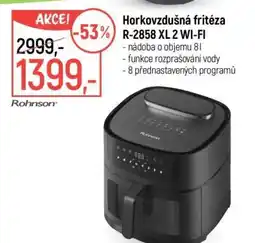 Globus Horkovzdušná fritéza R-2858 XL 2 WI-FI nabídka