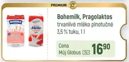 Globus Bohemilk, Pragolaktos trvanlivé mléko plnotučné 3,5 % tuku nabídka