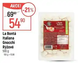 Globus La Bontá Italiana Gnocchi Rýžové nabídka