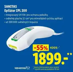Lidl SANITAS Epilátor IPL 200 nabídka