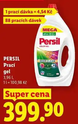 Lidl PERSIL Prací gel, 3,96 l/88 PD nabídka
