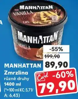 Kaufland MANHATTAN Zmrzlina nabídka