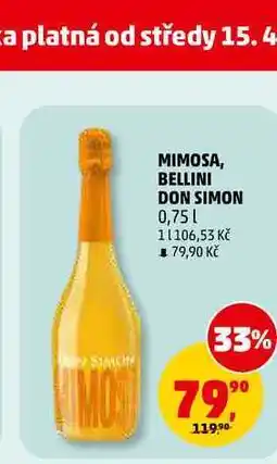 Penny Market MIMOSA, BELLINI DON SIMON nabídka