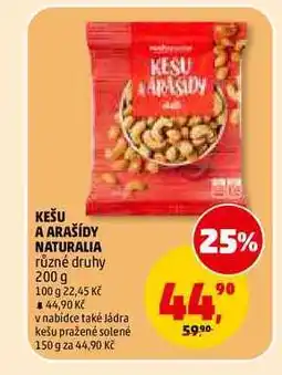 Penny Market KEŠU A ARAŠÍDY NATURALIA nabídka