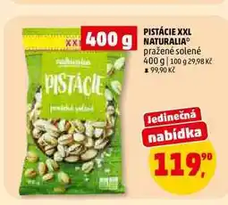 Penny Market PISTÁCIE XXL NATURALIA pražené solené nabídka