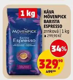 Penny Market KÁVA MÖVENPICK BARISTA ESPRESSO zrnková nabídka