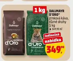 Penny Market DALLMAYR D'ORO zrnková káva nabídka