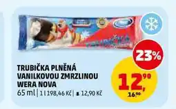 Penny Market TRUBIČKA PLNĚNÁ VANILKOVOU ZMRZLINOU WERA NOVA nabídka