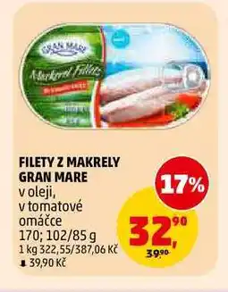 Penny Market FILETY Z MAKRELY GRAN MARE nabídka