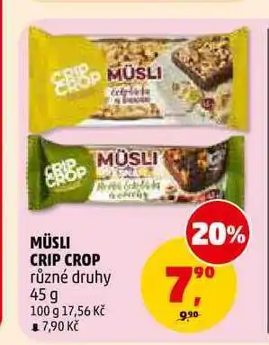 Penny Market MÜSLI CRIP CROP nabídka