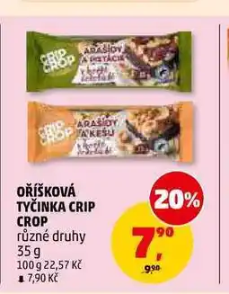 Penny Market OŘÍŠKOVÁ TYČINKA CRIP CROP nabídka