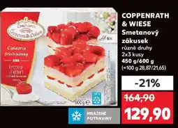 Kaufland COPPENRATH & WIESE Smetanový zákusek nabídka