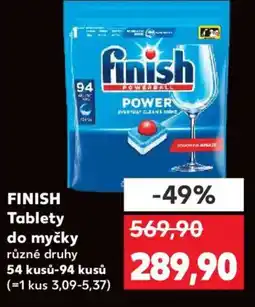 Kaufland FINISH Tablety do myčky nabídka