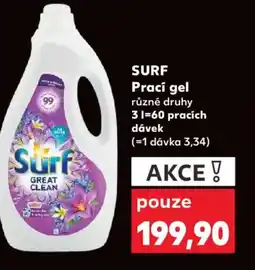 Kaufland SURF Prací gel nabídka