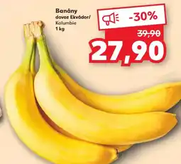 Kaufland Banány dovoz Ekvádor/ Kolumbie nabídka