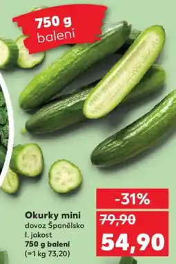 Kaufland Okurky mini nabídka