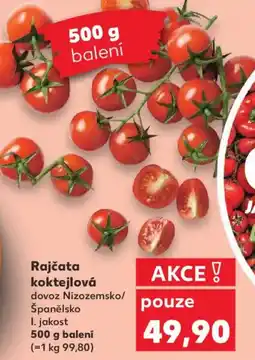 Kaufland Rajčata koktejlová nabídka