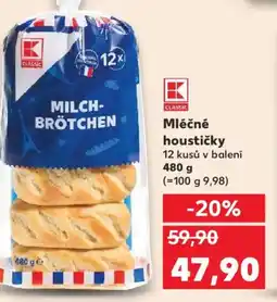 Kaufland Mléčné houstičky nabídka
