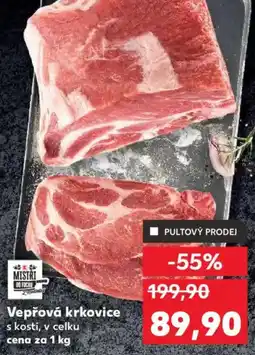 Kaufland Vepřová krkovice nabídka