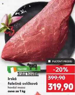 Kaufland Irská falešná svíčková nabídka