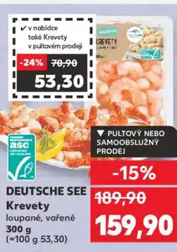 Kaufland DEUTSCHE SEE Krevety nabídka
