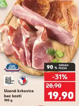 Kaufland Uzená krkovice bez kosti nabídka