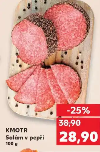 Kaufland KMOTR Salám v pepři nabídka