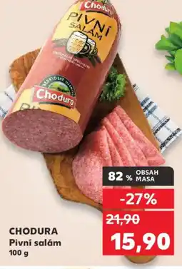 Kaufland CHODURA Pivní salám nabídka