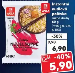 Kaufland Instantní nudlová polévka nabídka
