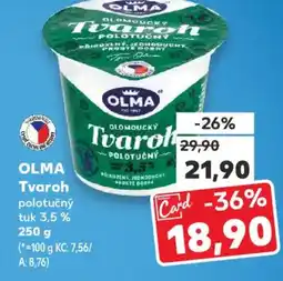 Kaufland OLMA Tvaroh nabídka