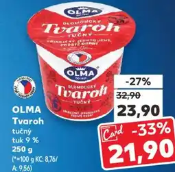 Kaufland OLMA Tvaroh tučný nabídka
