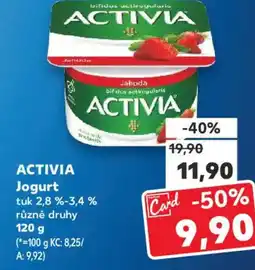 Kaufland ACTIVIA Jogurt nabídka