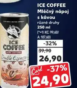 Kaufland ICE COFFEE Mléčný nápoj s kávou nabídka