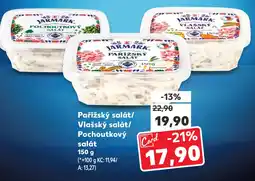 Kaufland Pařížský salát/ Vlašský salát/ Pochoutkový salát nabídka
