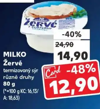 Kaufland MILKO Žervé nabídka