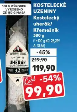 Kaufland KOSTELECKÉ UZENINY Kostelecký uherák/ Křemešník nabídka