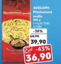 Kaufland AVELOPA Předvařené nudle nabídka