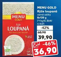 Kaufland MENU GOLD Rýže loupaná nabídka