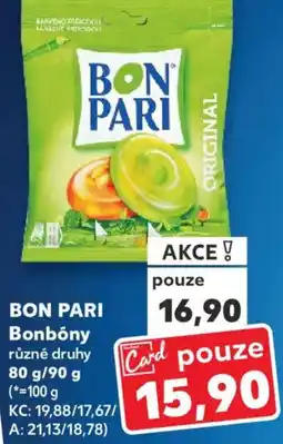 Kaufland BON PARI Bonbóny nabídka