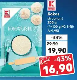 Kaufland Kokos strouhaný nabídka