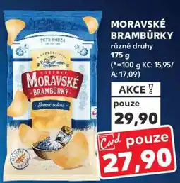 Kaufland Moravské brambůrky nabídka