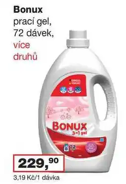 Ráj drogerie Bonux 72 dávek nabídka