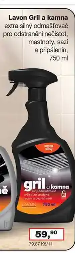 Ráj drogerie Lavon Gril a kamna nabídka