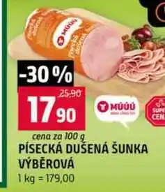 Terno PÍSECKÁ DUŠENÁ ŠUNKA VÝBĚROVÁ 1 kg 100g nabídka