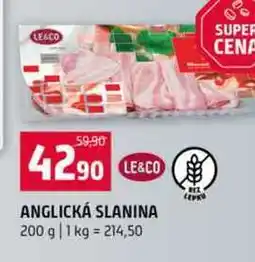 Terno LESCO ANGLICKÁ SLANINA nabídka