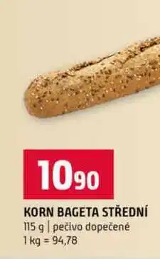 Terno KORN BAGETA STŘEDNÍ 115 g pečivo dopečené nabídka