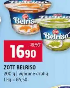 Terno ZOTT BELRISO 200 g vybrané druhy nabídka