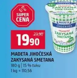 Terno MADETA JIHOČESKÁ ZAKYSANÁ SMETANA 180 g 15 % tuku nabídka