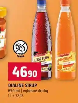 Terno DIALINE SIRUP 650 ml vybrané druhy nabídka