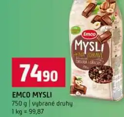 Terno EMCO MYSLI 750 g vybrané druhy nabídka